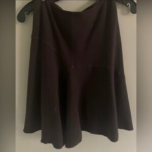 ALAÏA  brown fishtail skirt.